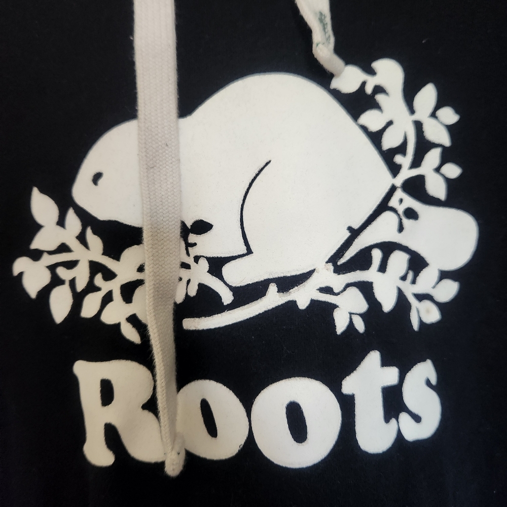 Roots Men's Black Hoodie - Size XXL - Picture 5 of 9